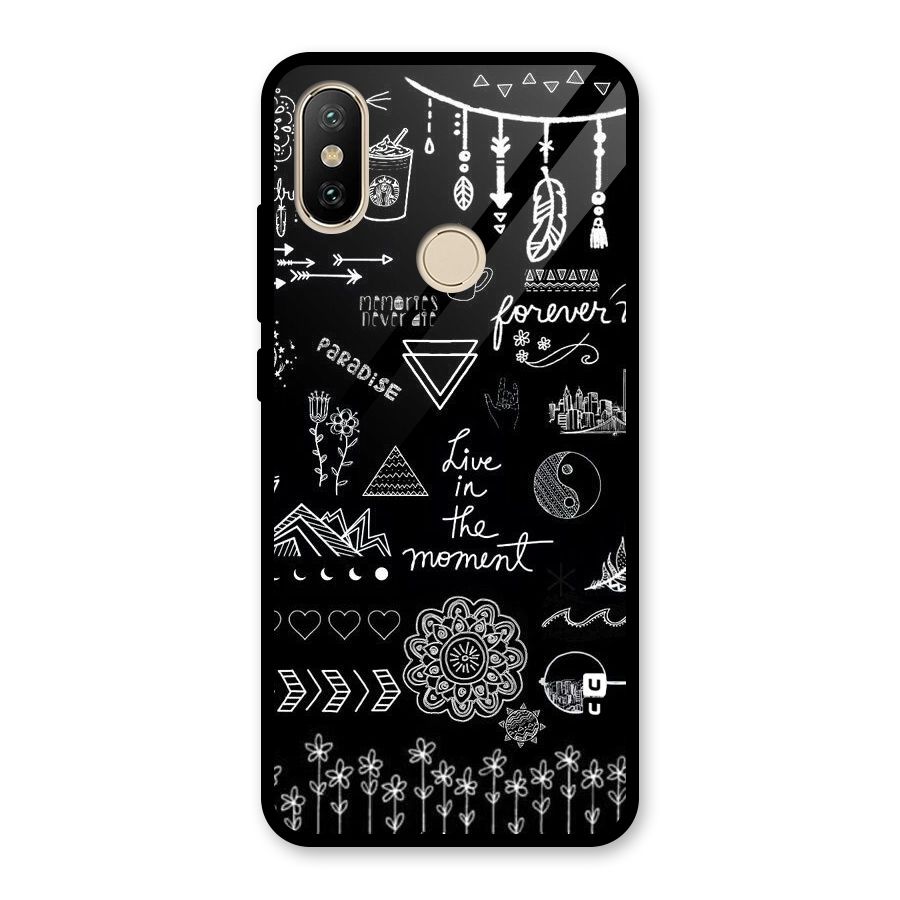 Forever Moment Glass Back Case for Redmi A2