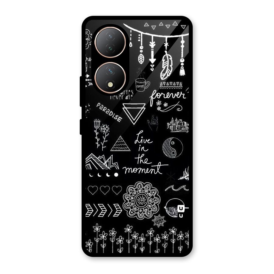 Forever Moment Glass Back Case for Vivo T2