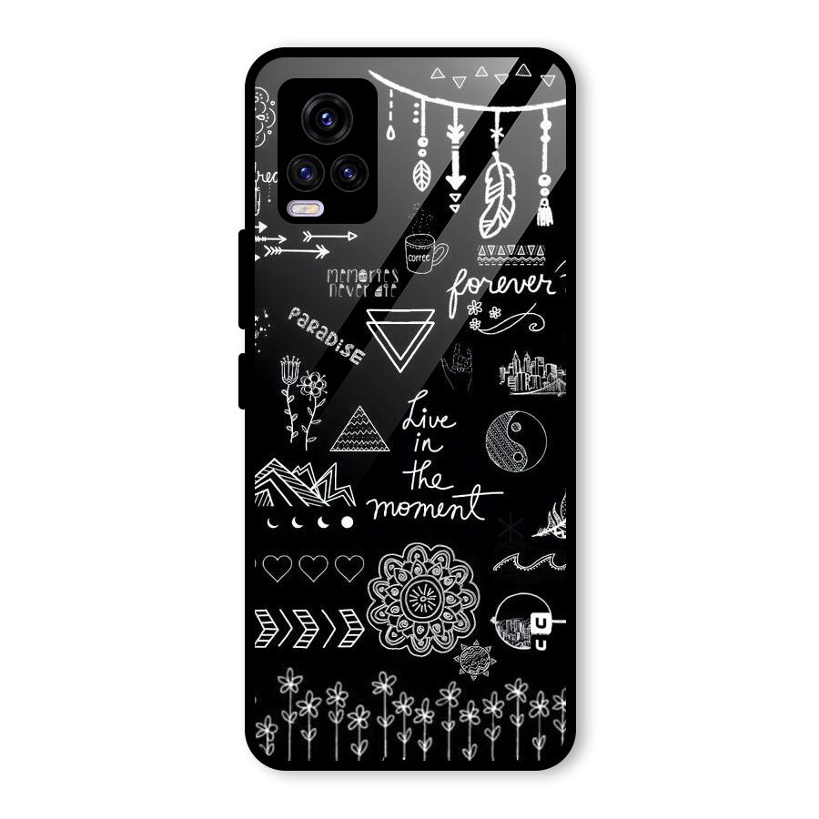 Forever Moment Glass Back Case for Vivo V20 2021