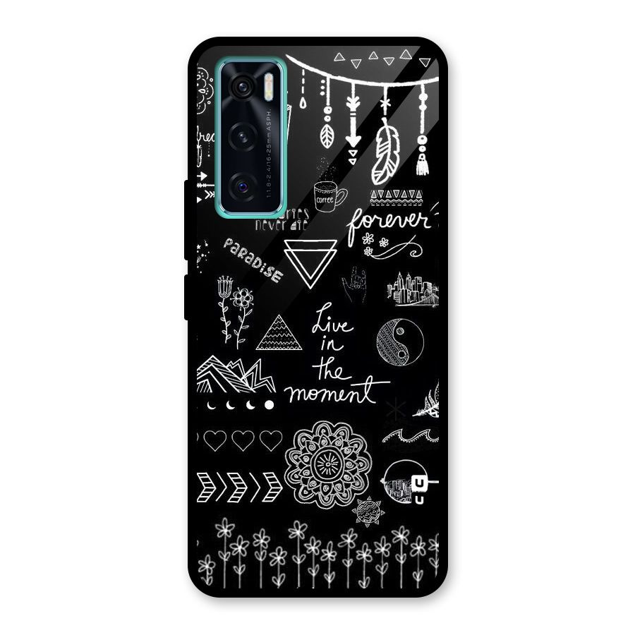 Forever Moment Glass Back Case for Vivo V20 SE