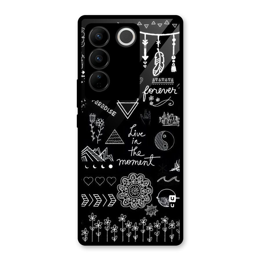 Forever Moment Glass Back Case for Vivo V27