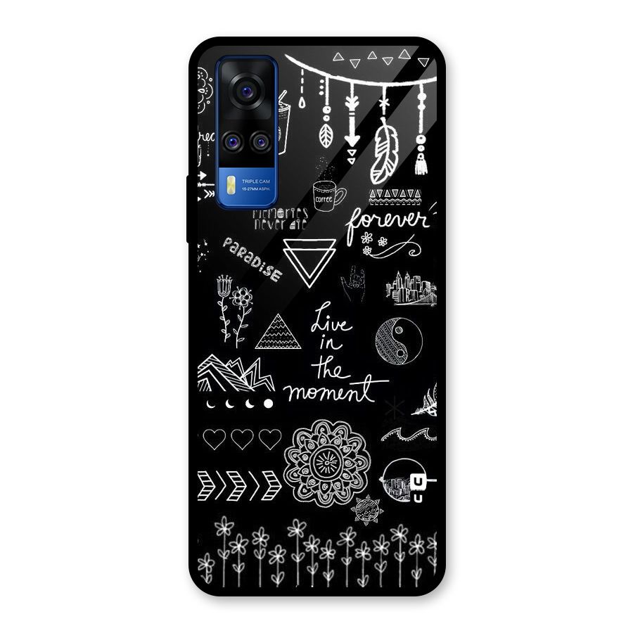 Forever Moment Glass Back Case for Vivo Y31