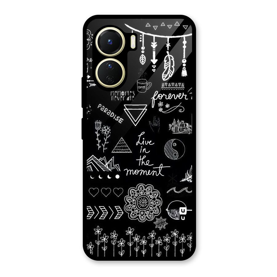 Forever Moment Glass Back Case for Vivo Y56