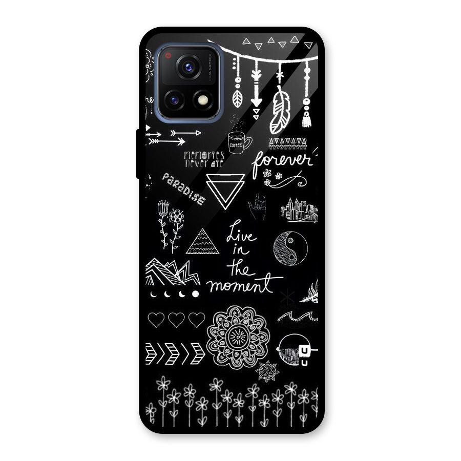 Forever Moment Glass Back Case for Vivo Y72 5G