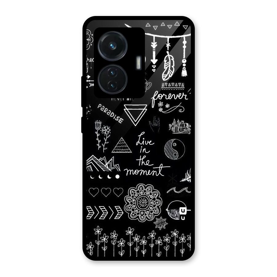 Forever Moment Glass Back Case for iQOO Z6 44W