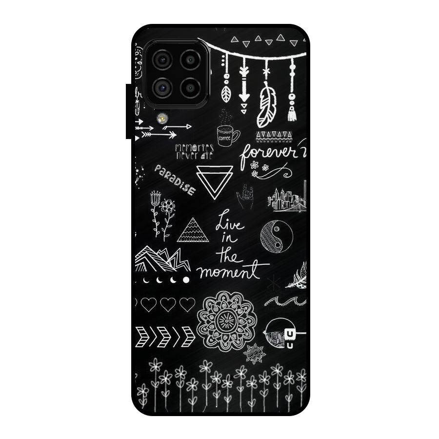 Forever Moment Metal Back Case for Galaxy A22 4G
