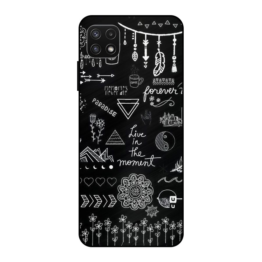 Forever Moment Metal Back Case for Galaxy A22 5G