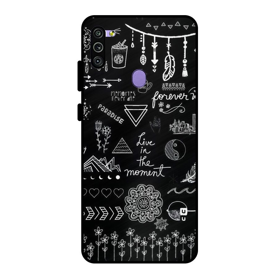 Forever Moment Metal Back Case for Galaxy M11