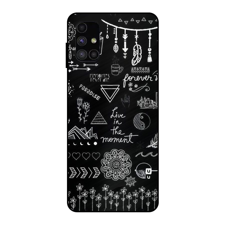 Forever Moment Metal Back Case for Galaxy M51