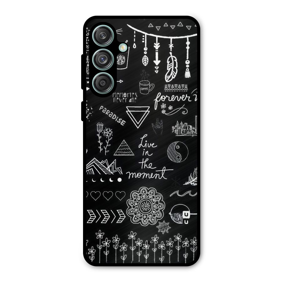 Forever Moment Metal Back Case for Galaxy M55 5G