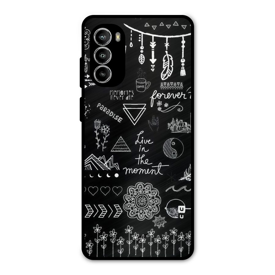 Forever Moment Metal Back Case for Moto G82