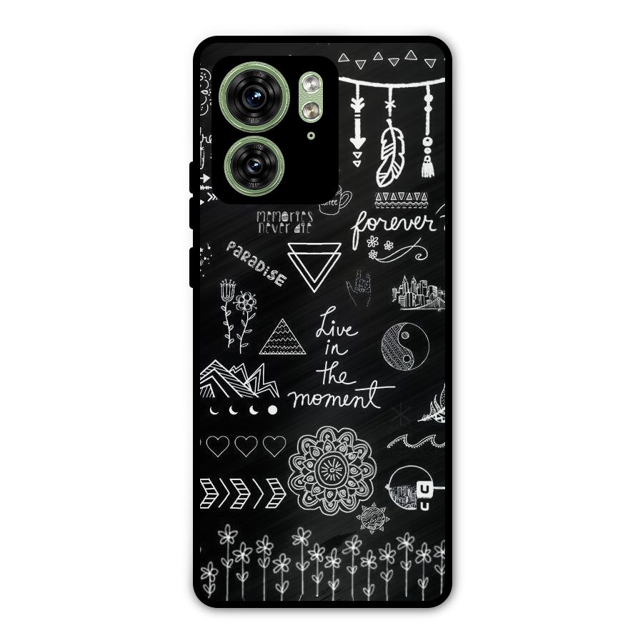 Forever Moment Metal Back Case for Motorola Edge 40 5G