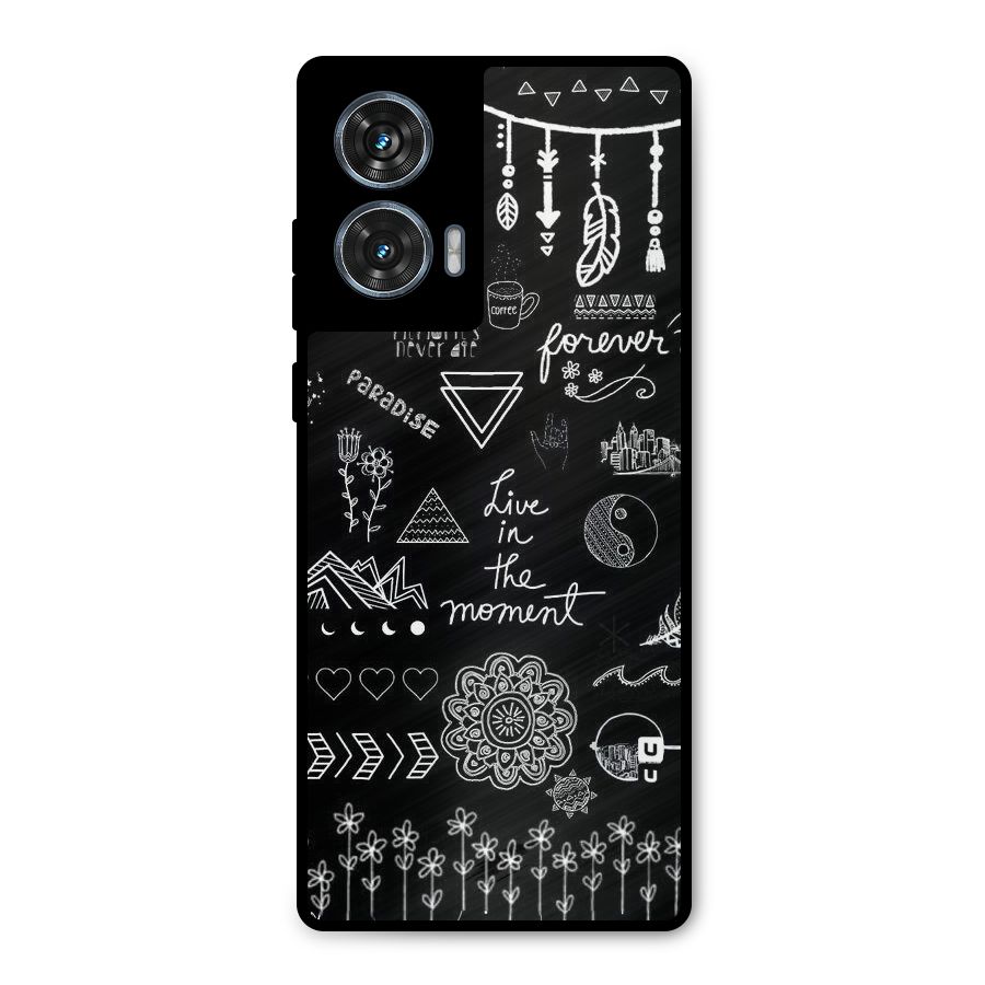 Forever Moment Metal Back Case for Motorola Edge 50 Fusion
