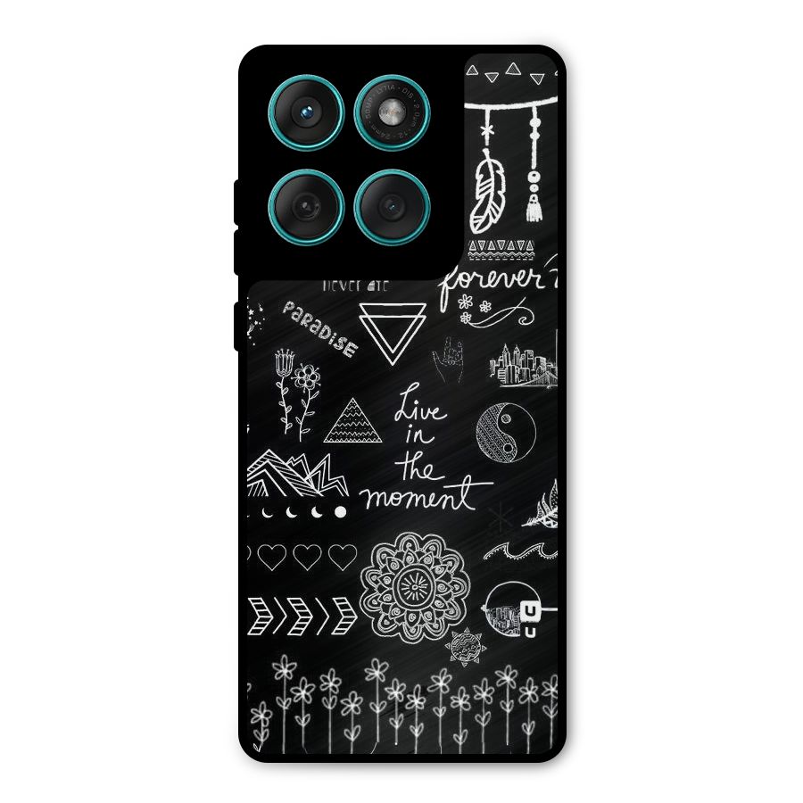 Forever Moment Metal Back Case for Motorola Edge 60