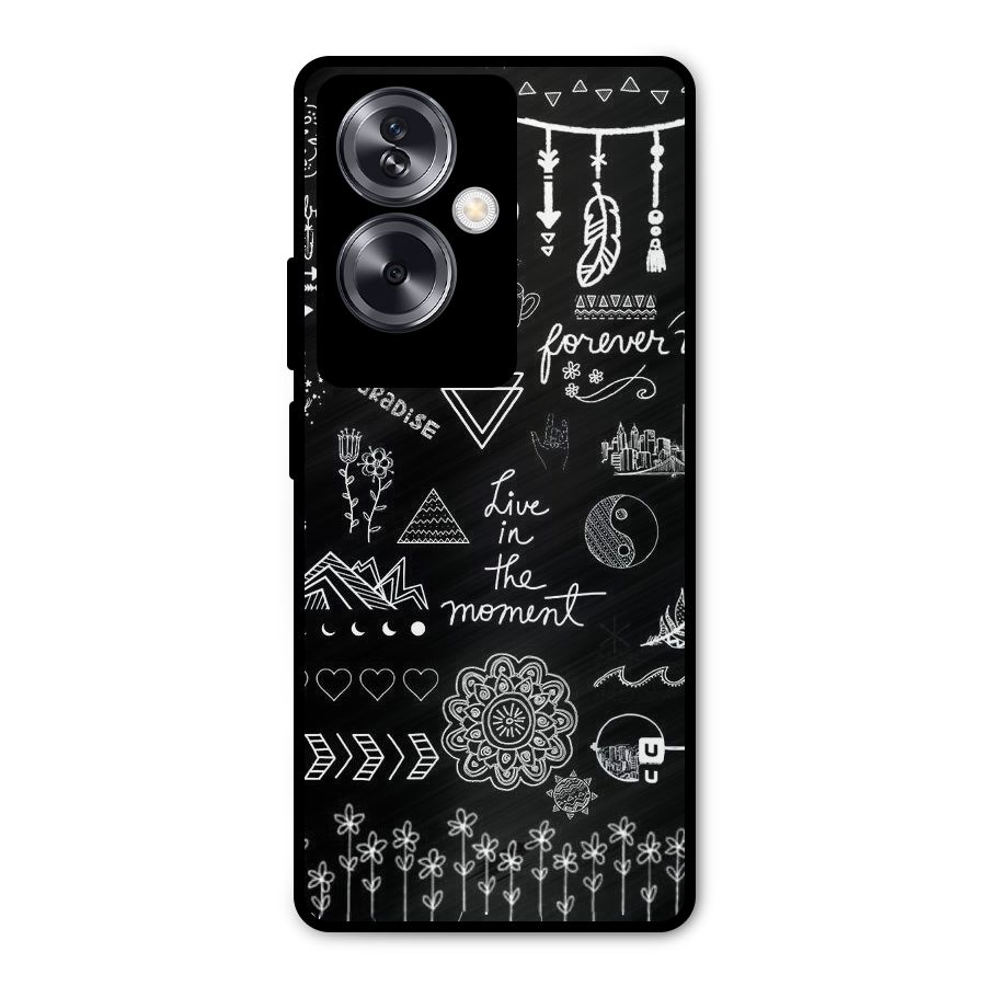 Forever Moment Metal Back Case for Oppo A79 5G
