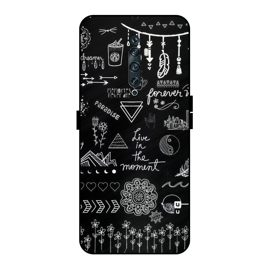 Forever Moment Metal Back Case for Oppo Reno2 Z