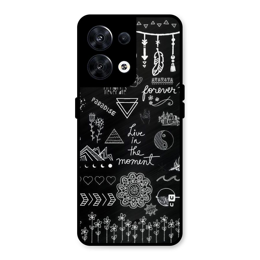 Forever Moment Metal Back Case for Oppo Reno8 5G