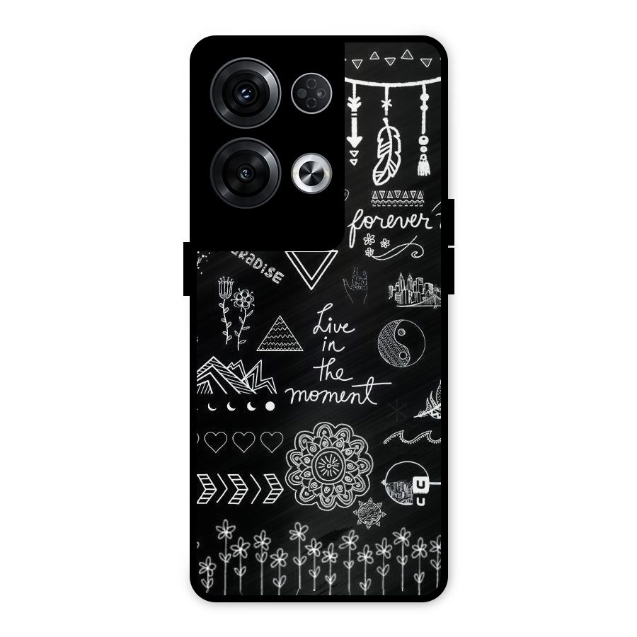 Forever Moment Metal Back Case for Oppo Reno8 Pro 5G