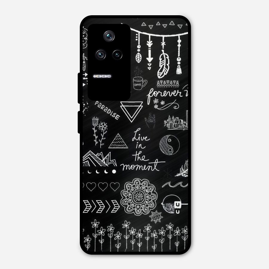 Forever Moment Metal Back Case for Poco F4 5G
