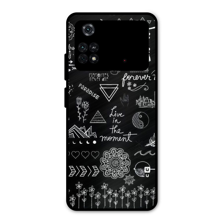 Forever Moment Metal Back Case for Poco M4 Pro 4G