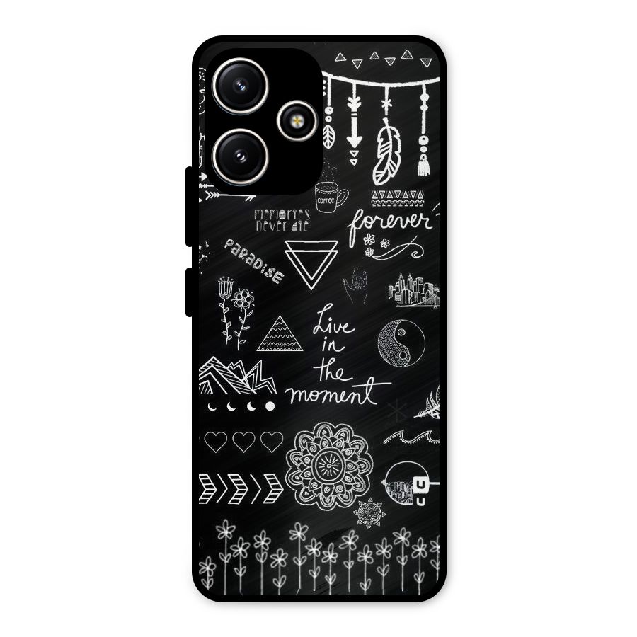 Forever Moment Metal Back Case for Poco M6 Pro