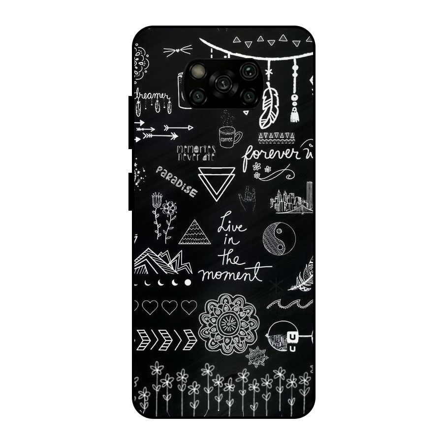 Forever Moment Metal Back Case for Poco X3