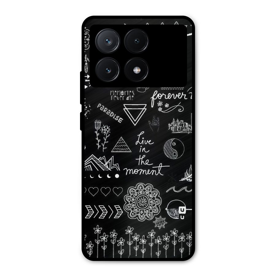 Forever Moment Metal Back Case for Poco X6 Pro