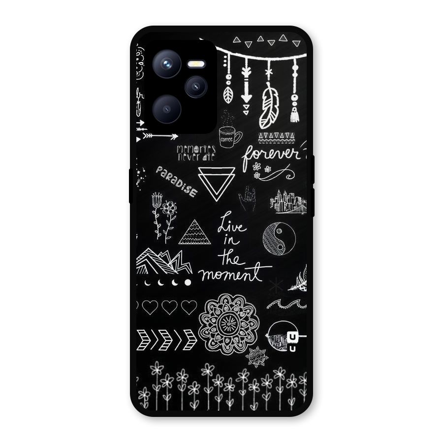 Forever Moment Metal Back Case for Realme C35