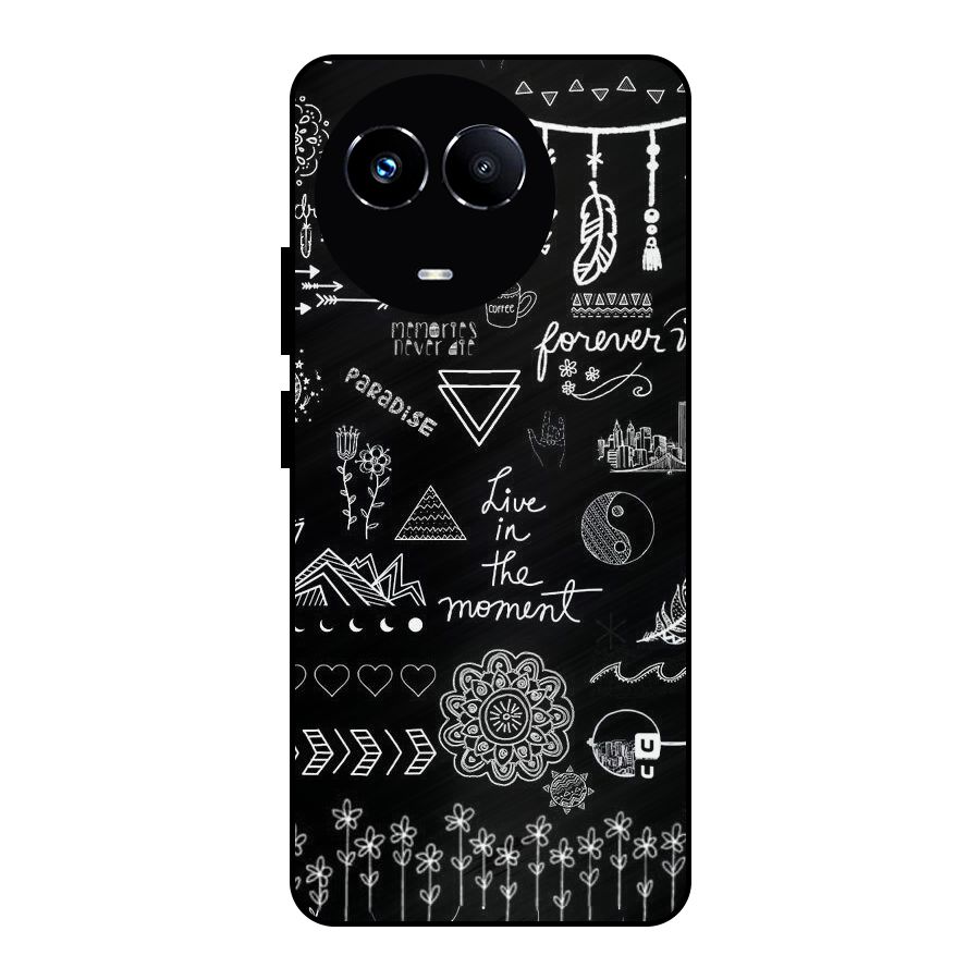 Forever Moment Metal Back Case for Realme Narzo 60X