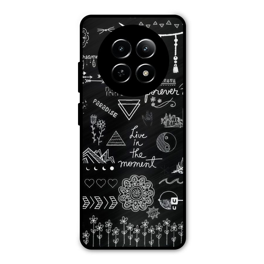 Forever Moment Metal Back Case for Realme Narzo 70x 5G