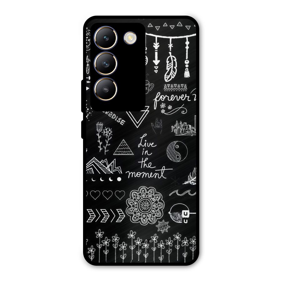 Forever Moment Metal Back Case for Vivo T3 5G