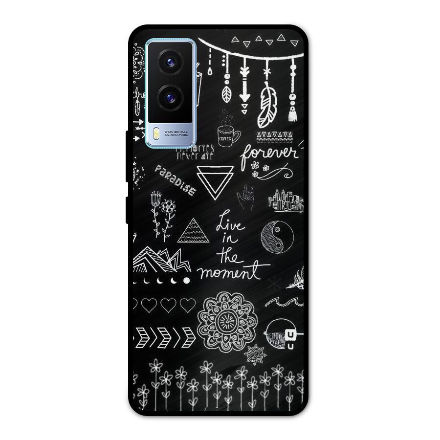 Forever Moment Metal Back Case for Vivo V21e 5G