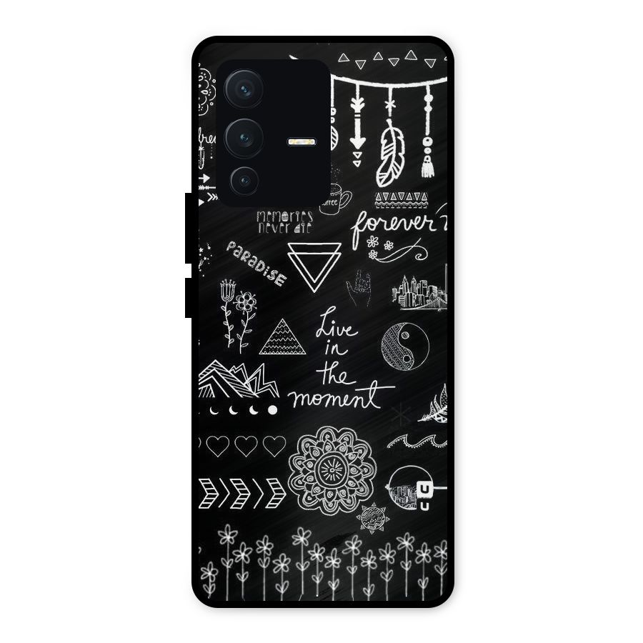 Forever Moment Metal Back Case for Vivo V23 5G