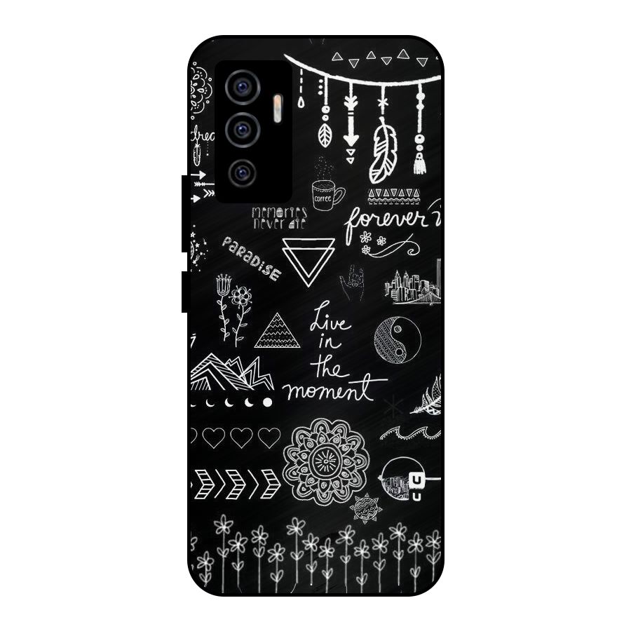 Forever Moment Metal Back Case for Vivo V23e
