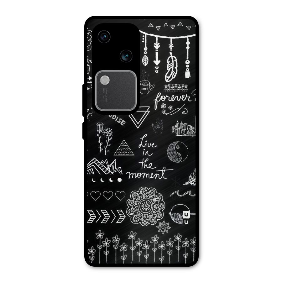 Forever Moment Metal Back Case for Vivo V30 Pro
