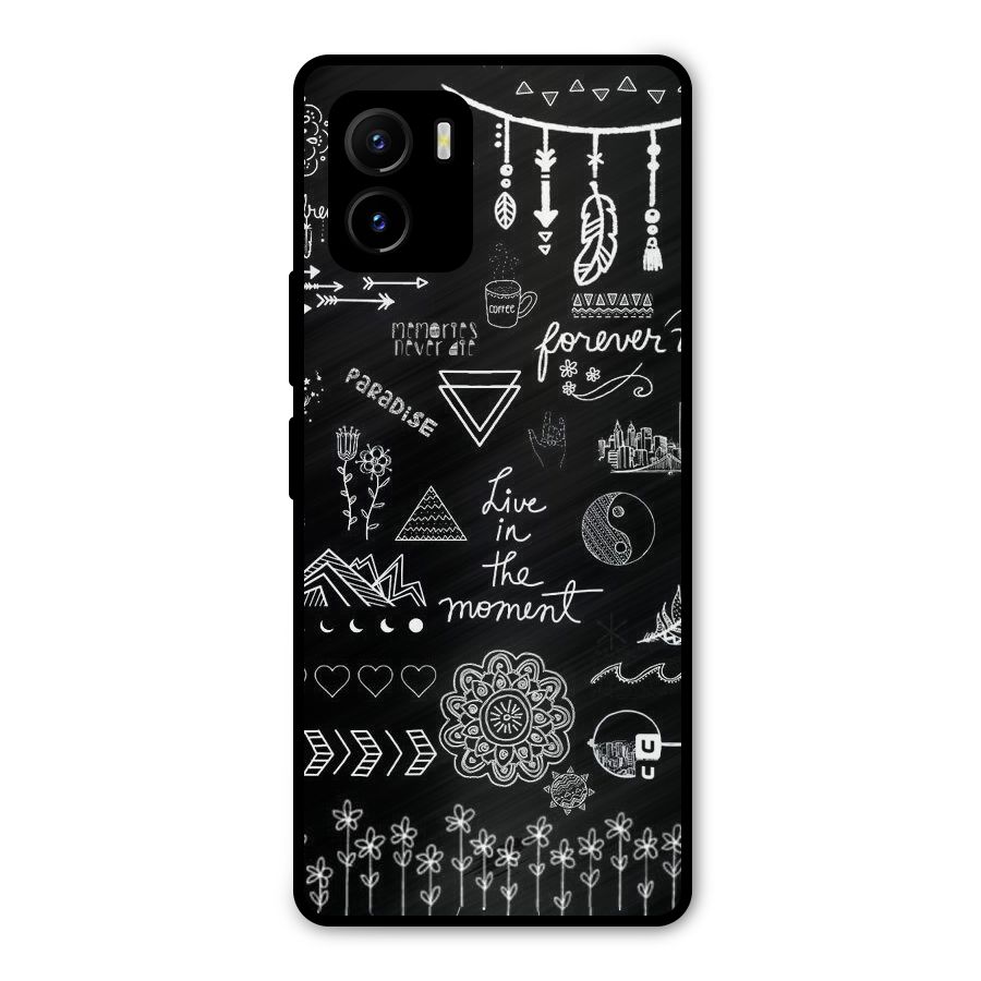 Forever Moment Metal Back Case for Vivo Y15s