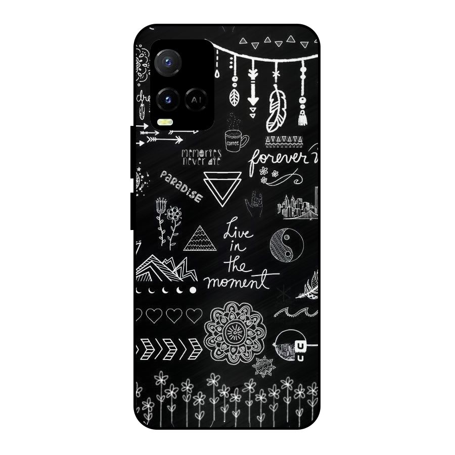 Forever Moment Metal Back Case for Vivo Y21
