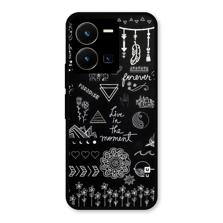 Forever Moment Metal Back Case for Vivo Y35