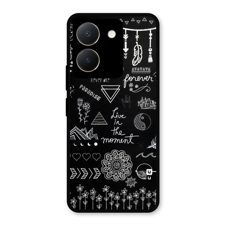 Forever Moment Metal Back Case for Vivo Y36