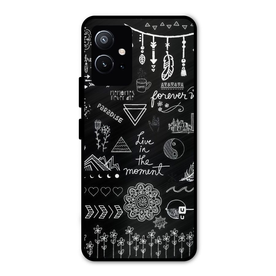 Forever Moment Metal Back Case for Vivo Y75 5G