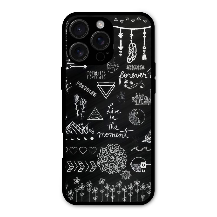 Forever Moment Metal Back Case for iPhone 16 Pro Max