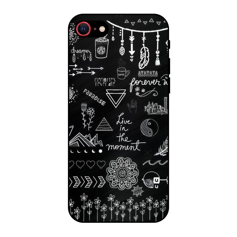 Forever Moment Metal Back Case for iPhone SE 2022