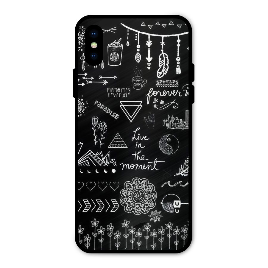 Forever Moment Metal Back Case for iPhone XS