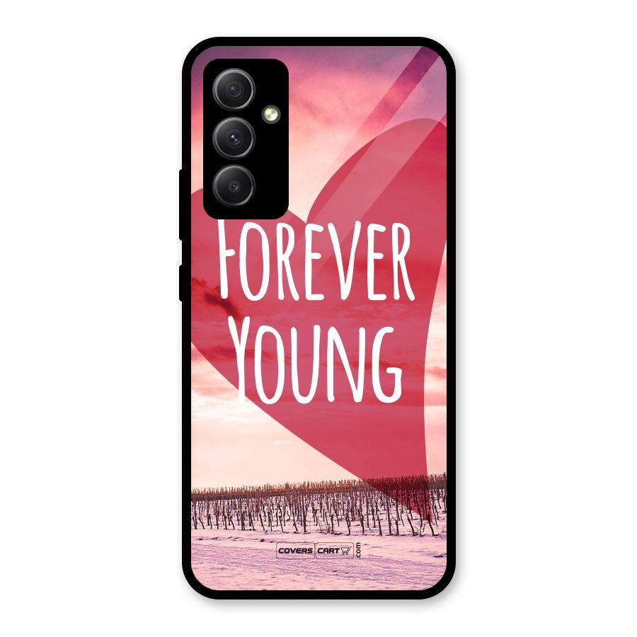 Forever Young Glass Back Case for Galaxy A34