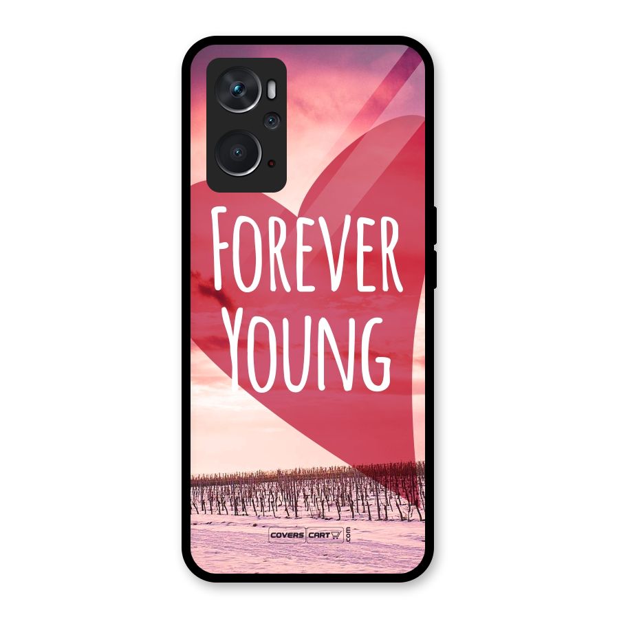 Forever Young Glass Back Case for Oppo K10 4G