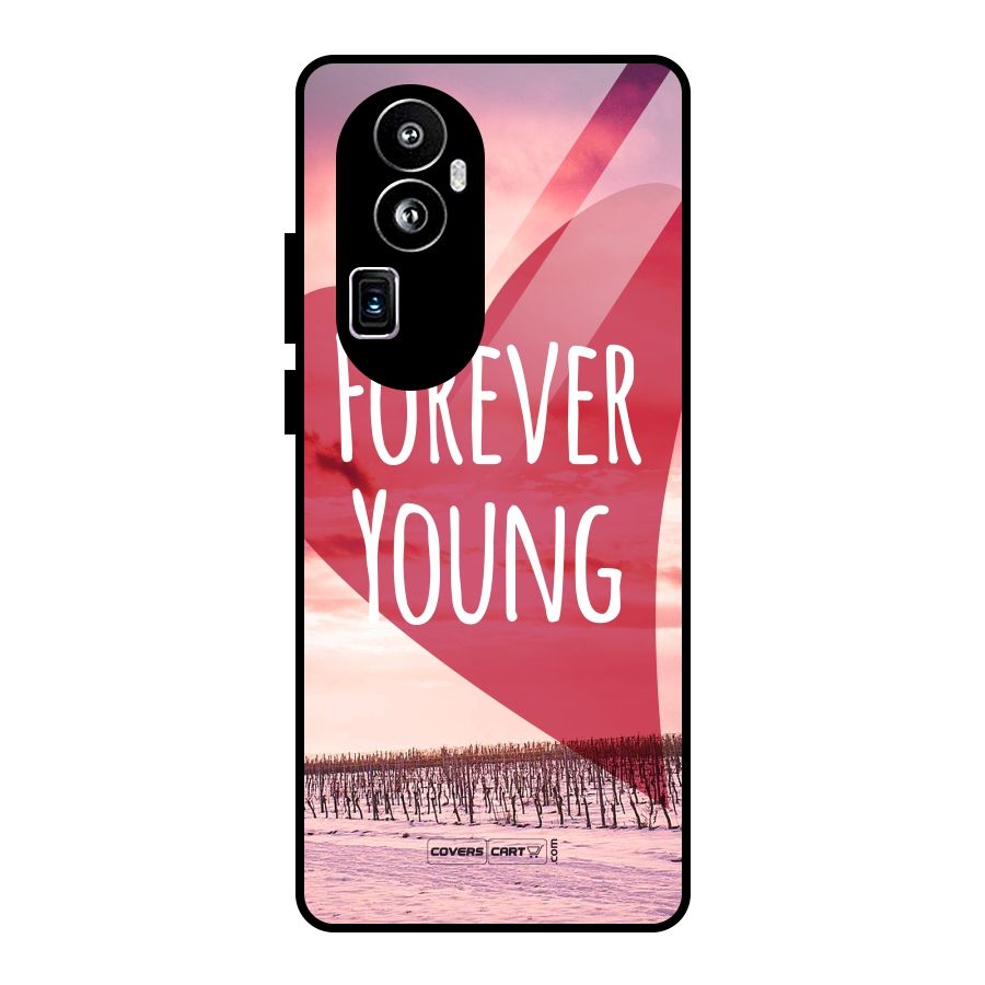 Forever Young Glass Back Case for Oppo Reno10 Pro Plus