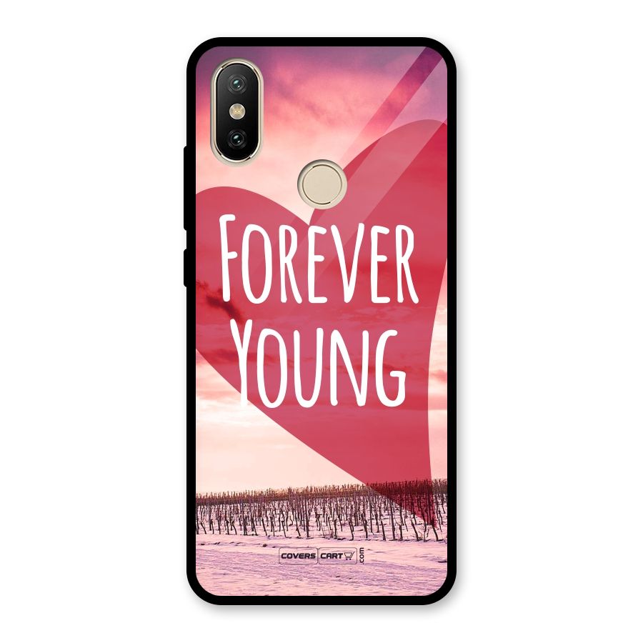 Forever Young Glass Back Case for Redmi A2