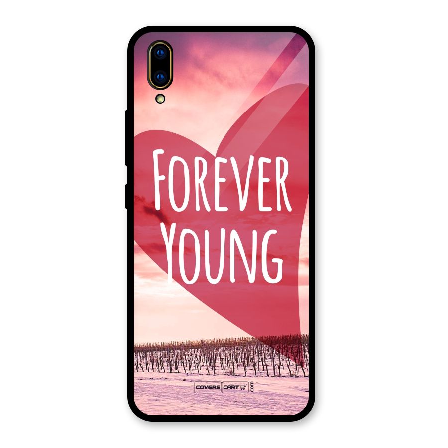 Forever Young Glass Back Case for Vivo V11 Pro