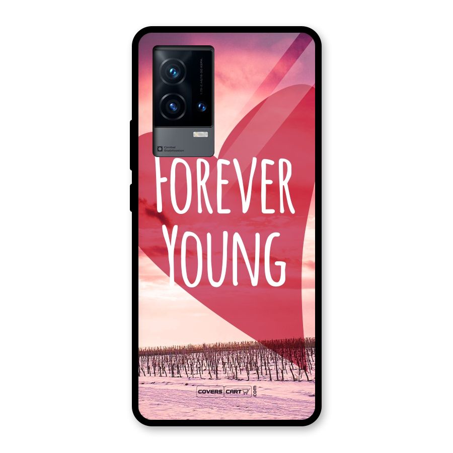 Forever Young Glass Back Case for iQOO 9 5G