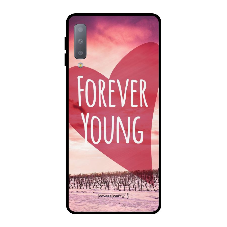 Forever Young Metal Back Case for Galaxy A7 (2018)